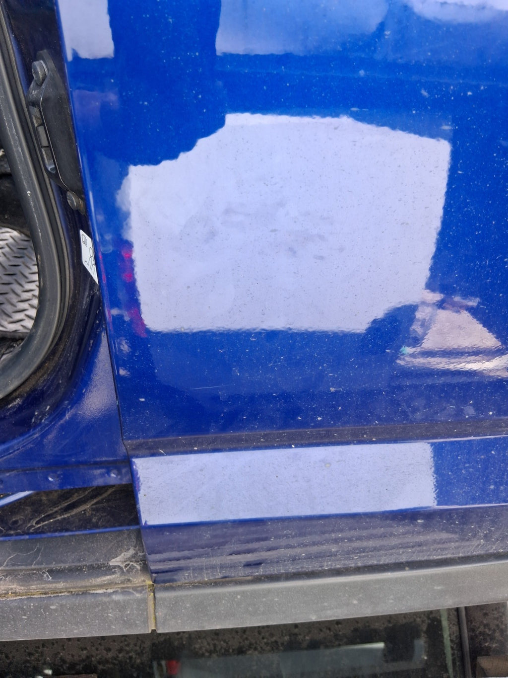 2015 FORD GRAND C MAX MK2 OSF DRIVER SIDE FRONT RIGHT BARE DOOR IMPACT BLUE HE