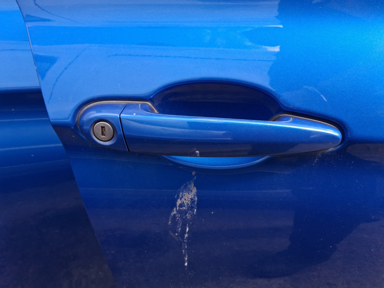 2019 BMW 3 SERIES F30 330i ESTATE OSF DRIVER FRONT DOOR HANDLE B45 BLUE