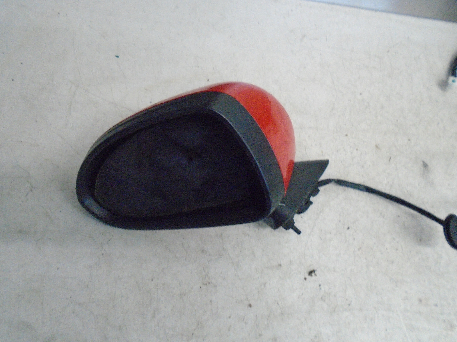VAUHXALL CORSA D 2007 NSF FRONT PASSENGER SIDE WING MIRROR RED