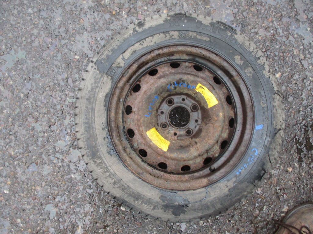 CITROEN MICHELIN 4 STUD 15 INCH STEEL WHEEL 185/65 R15