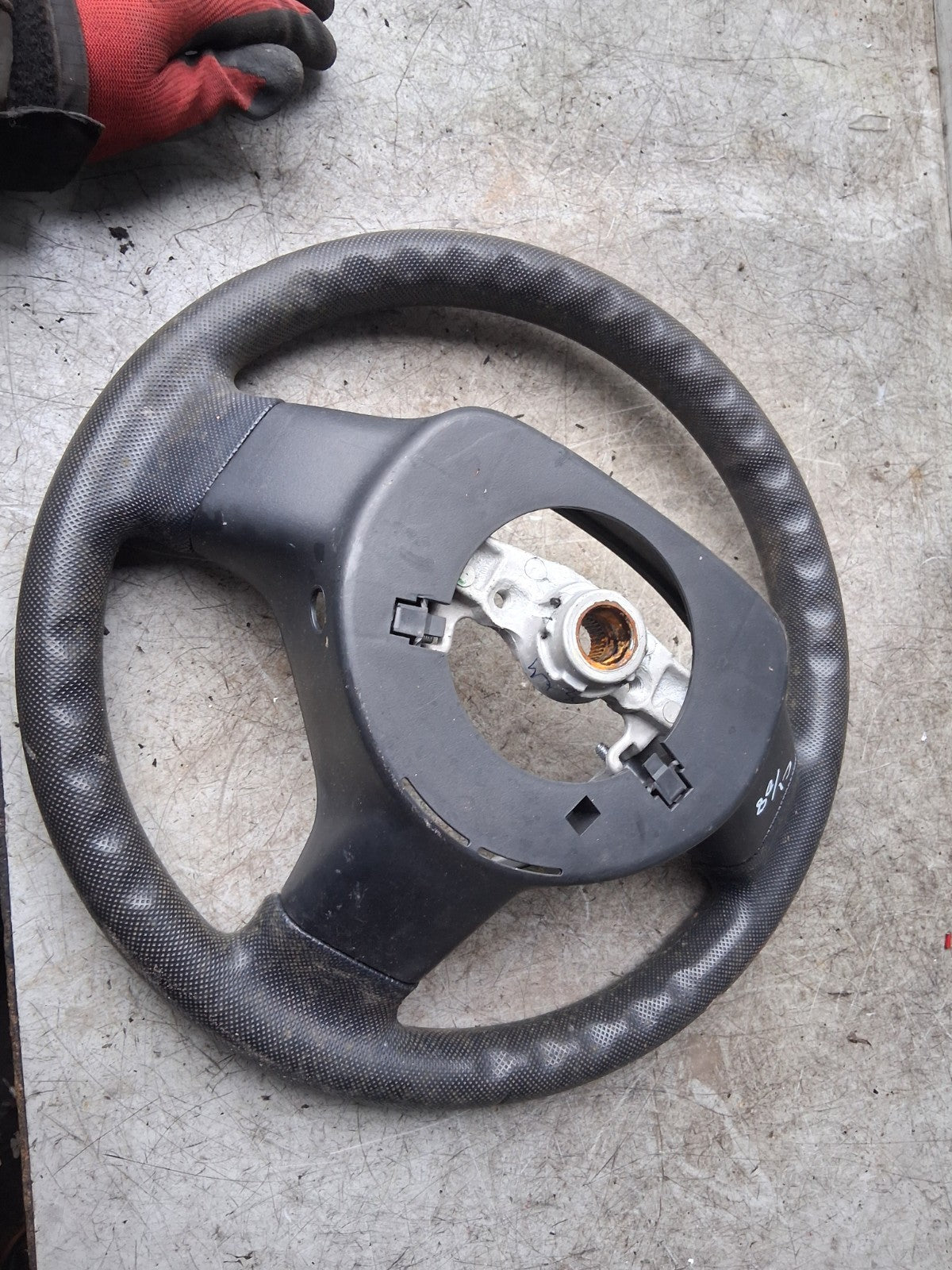 2008 CITROEN C1 3 DOOR STEERING WHEEL BLACK