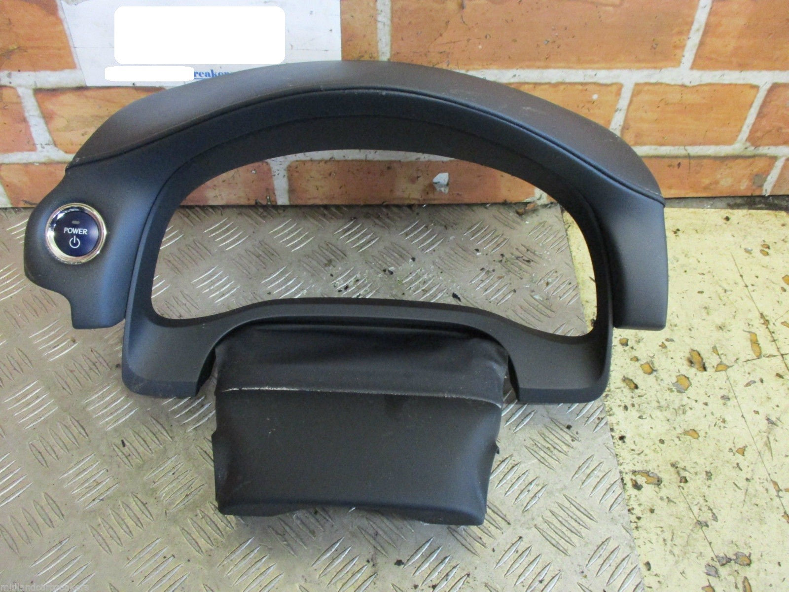 LEXUS CT200h 2014 SPEEDO PLASTIC TRIM SURROUND STOP START SWITCH 55403-76042