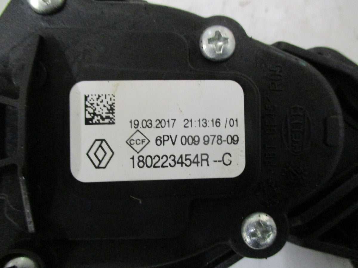 RENAULT CLIO MK4 2013 THROTTLE ACCELERATION FOOT PEDAL ASSEMBLY 180223454R
