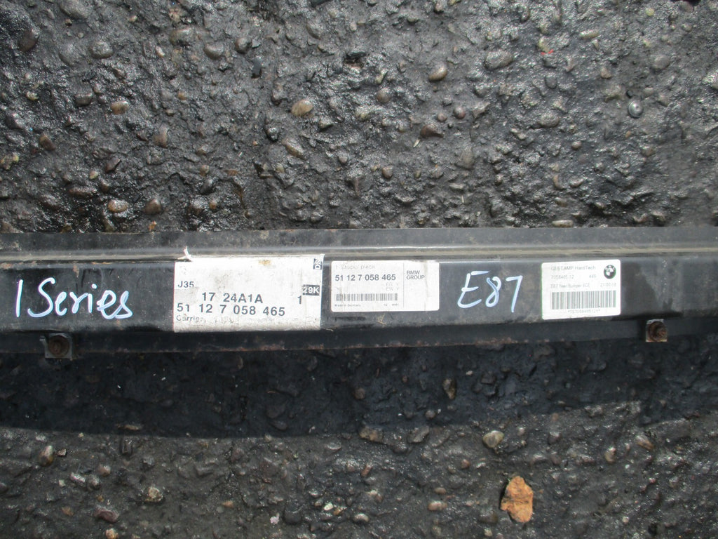 BMW 1 SERIES E87 2007 REAR BUMPER REINFORCEMENT CRASH BAR 7058465