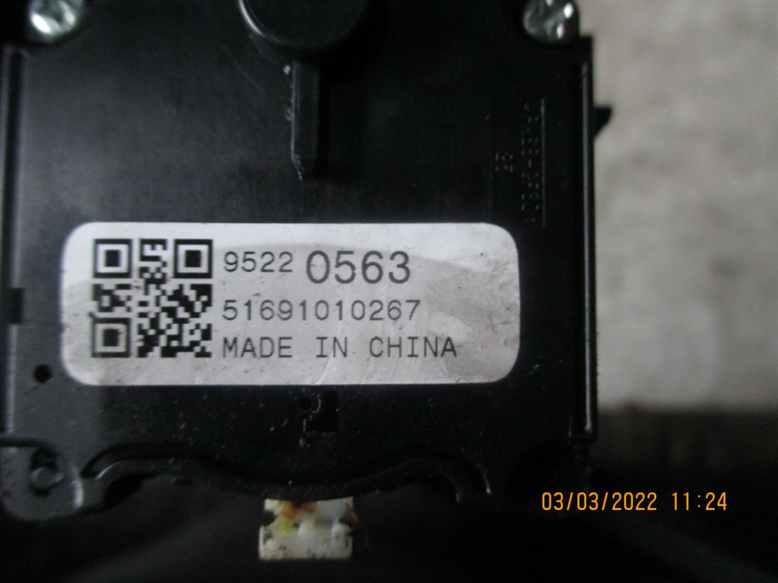 VAUXHALL INSIGNIA MK1 2015 INDICATOR STALK SWITCH 95220563