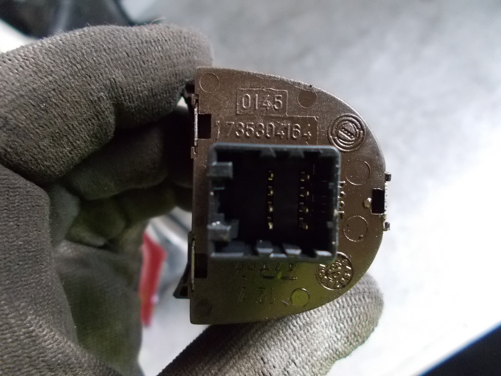 2005 ALFA ROMEO 147 HEADLIGHT ADJUSTMENT SWITCH 735304164