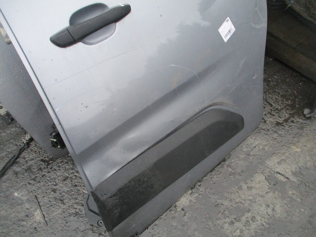 2019 CITROEN BERLINGO MK3 K9 NS PASSENGER SIDE BARE LOADING SLIDING DOOR GREY