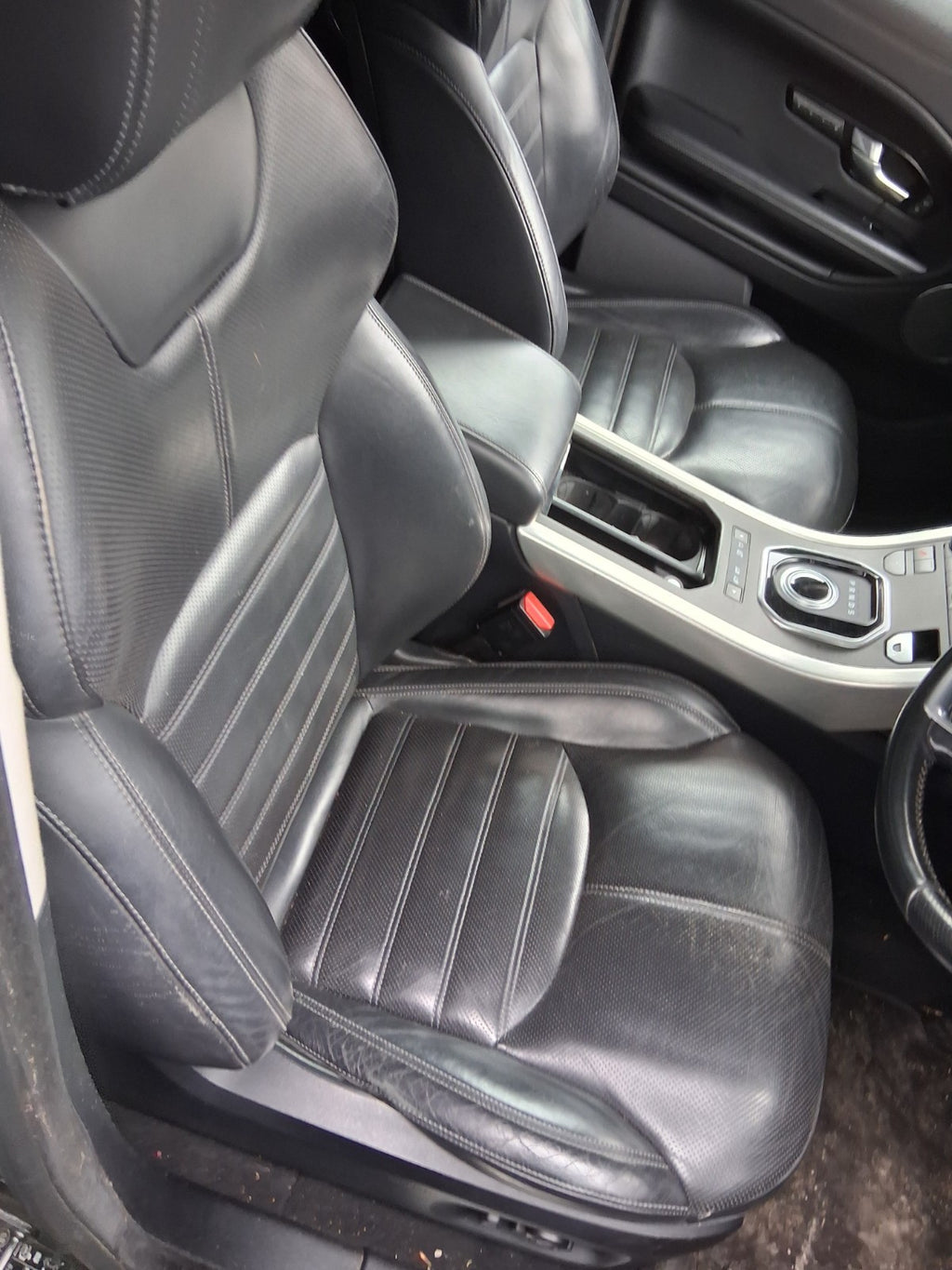 2016 RANGE ROVER EVOQUE L538 OSF DRIVER FRONT COMPLETE SEAT FULL LEATHER BLACK
