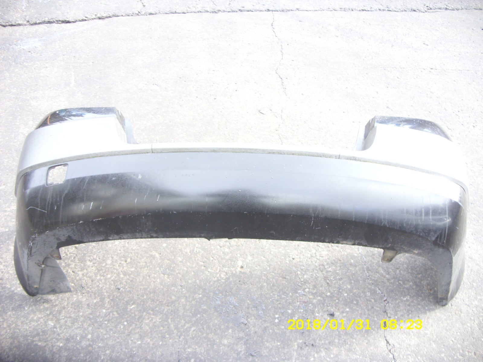RENAULT MEGANE MK2 PRE FACELIFT 2006 HATCHBACK REAR BUMPER BLACK
