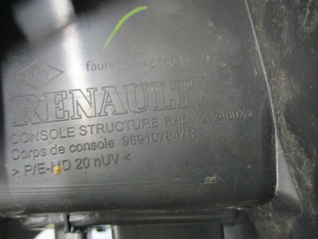 RENAULT CLIO MK4 2017 CENTRE CONSOLES PORTS PLASTIC TRIM 969107847R