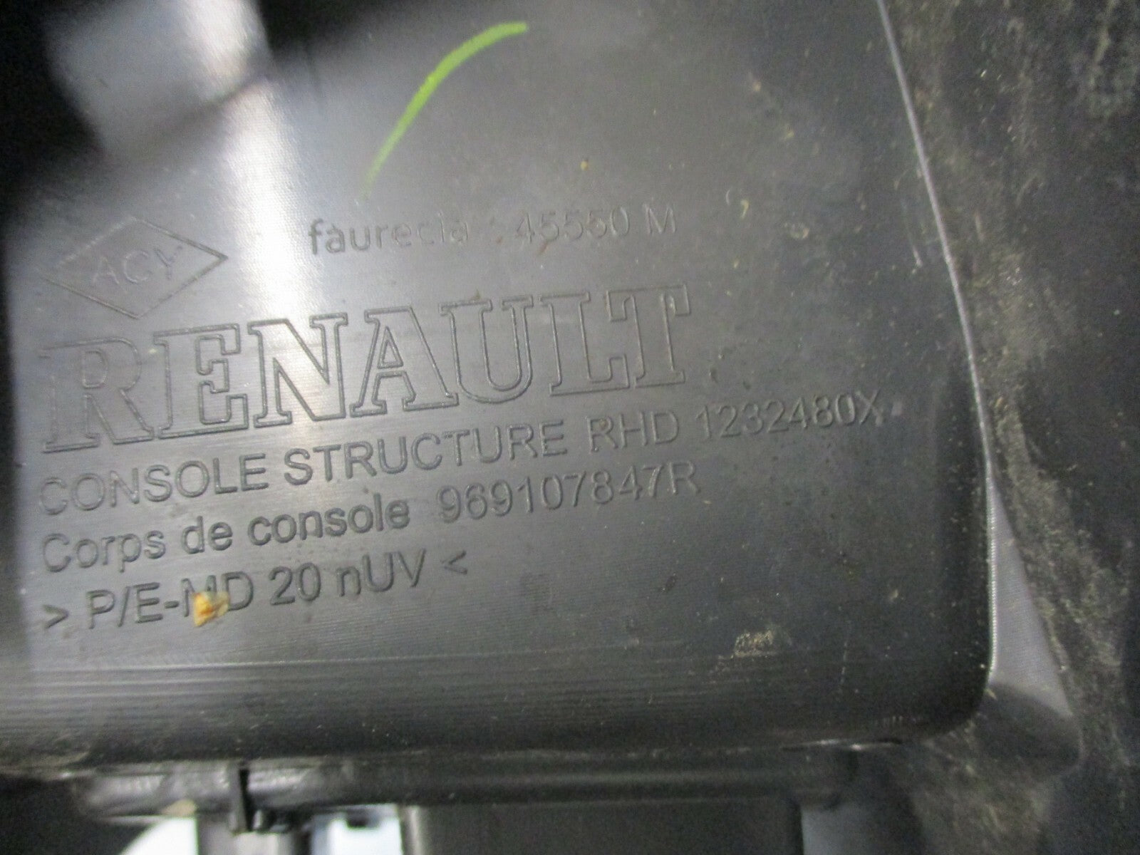 RENAULT CLIO MK4 2017 CENTRE CONSOLES PORTS PLASTIC TRIM 969107847R