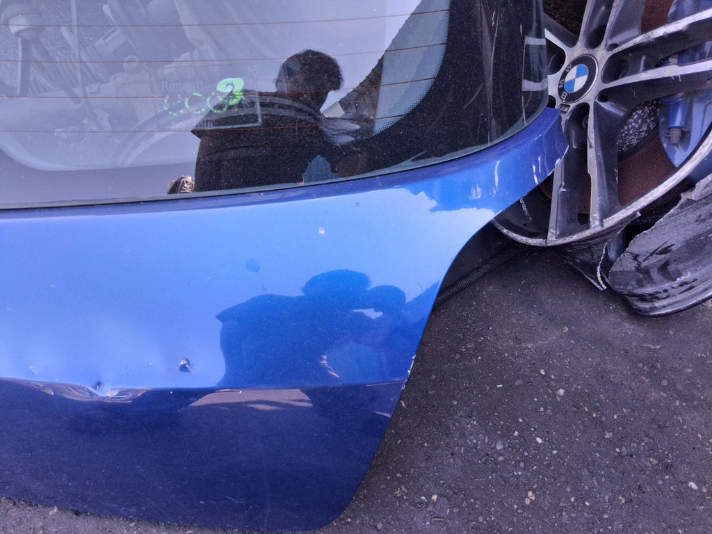 2008 RENAULT CLIO MK3 COMPLETE REAR TAILGATE BOOTLID BLUE