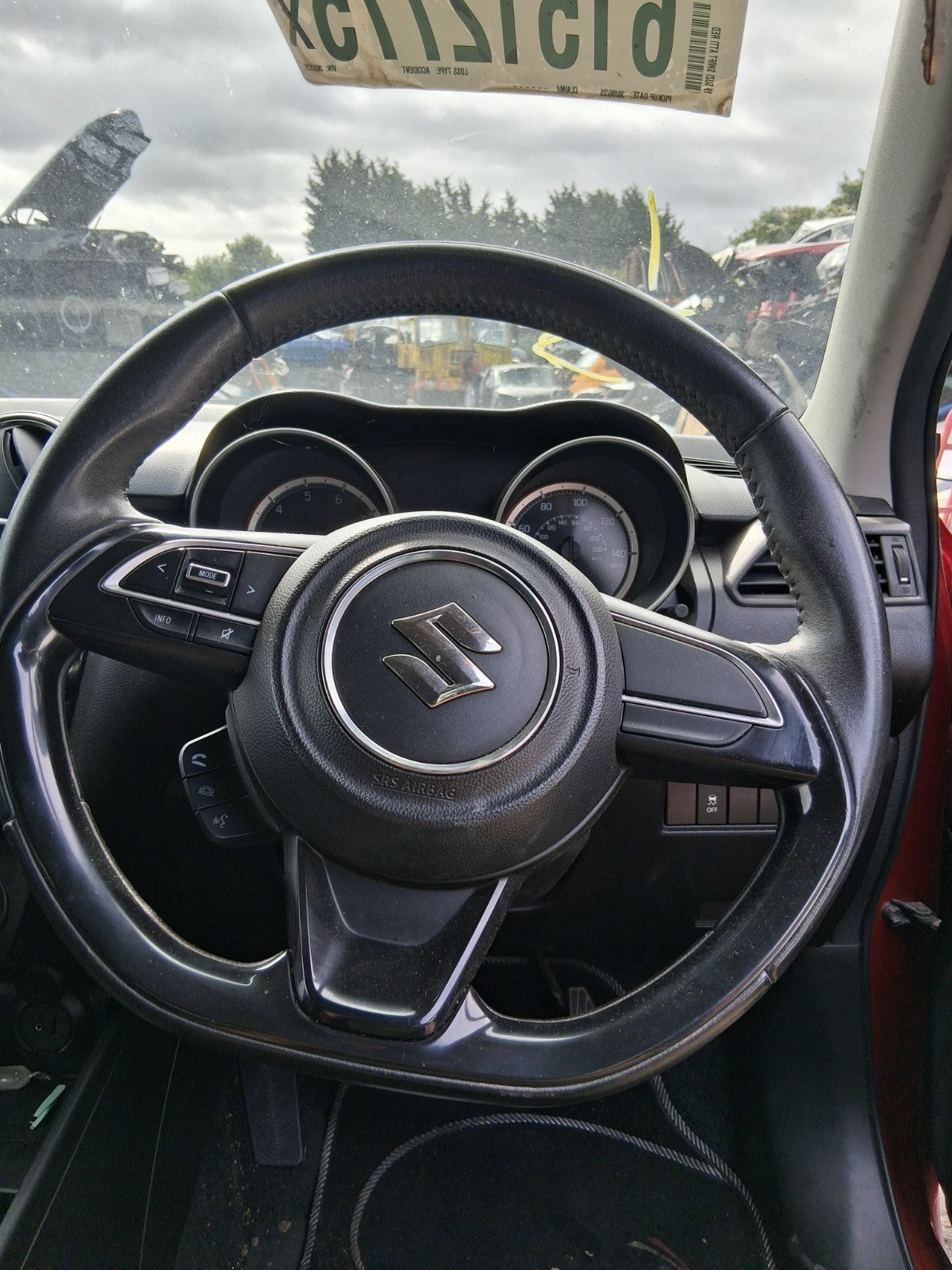 2019 SUZUKI SWIFT MK4 MULTIFUNCTIONAL STEERING WHEEL WITHOUT AIRBAG