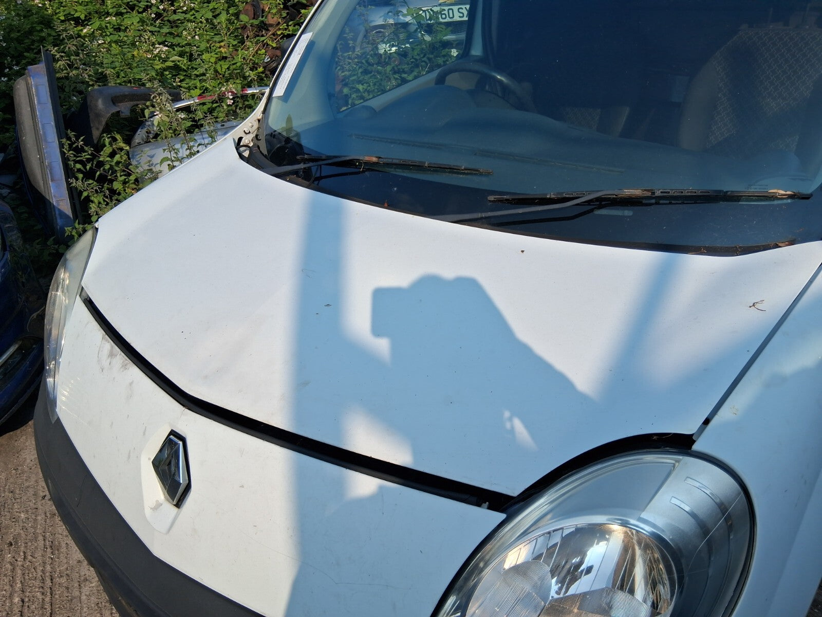 RENAULT KANGOO MK2 2010 FRONT BONNET HOOD PANEL WHITE