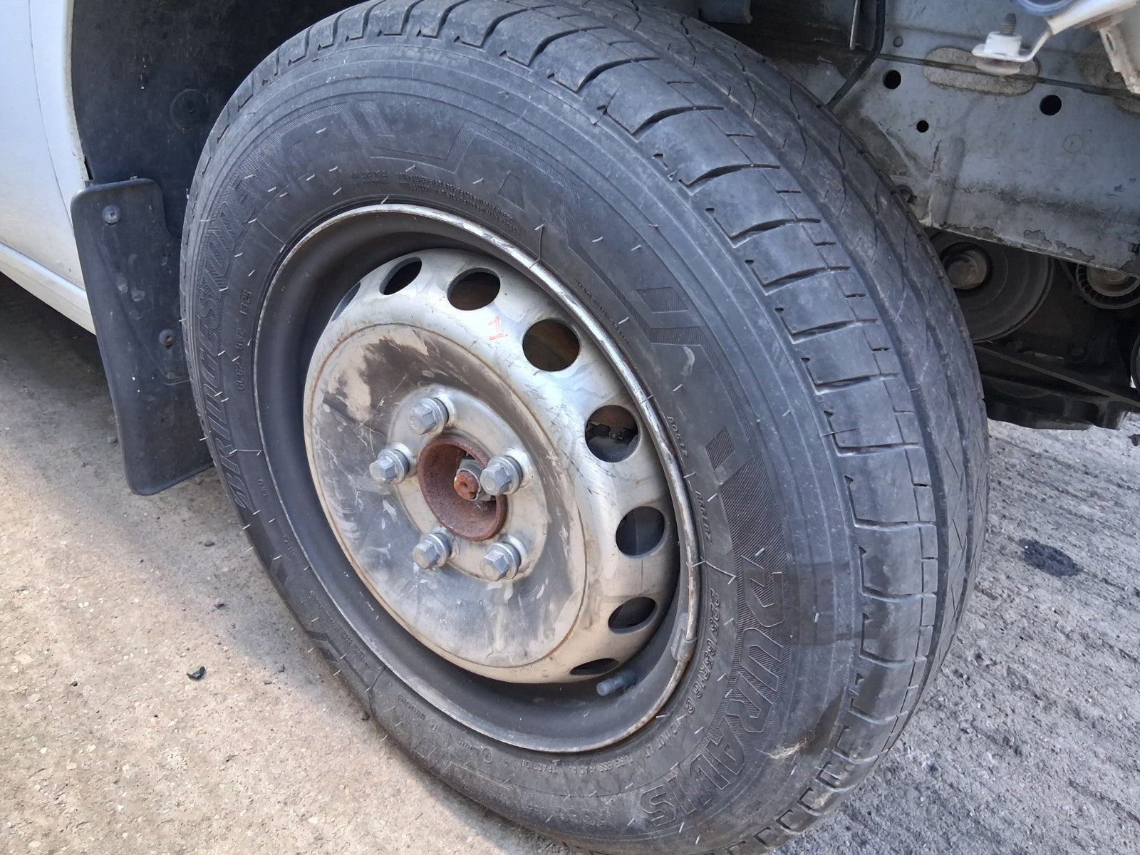 2024 RENAULT MASTER MK3 16 INCH STEEL WHEEL WITH TYRE 225/65R16 REF 1