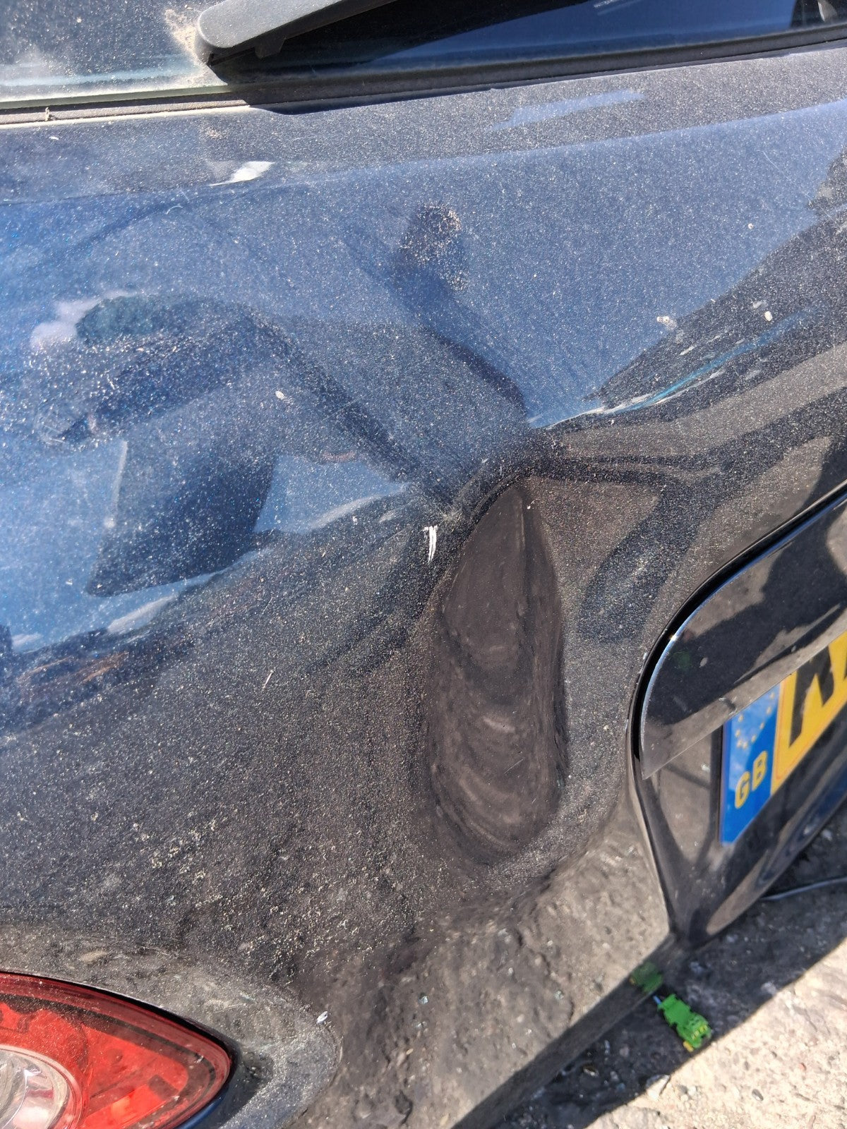 2008 NISSAN QASHQAI J10 MK1 COMPLETE TAILGATE BOOTLID BLUE