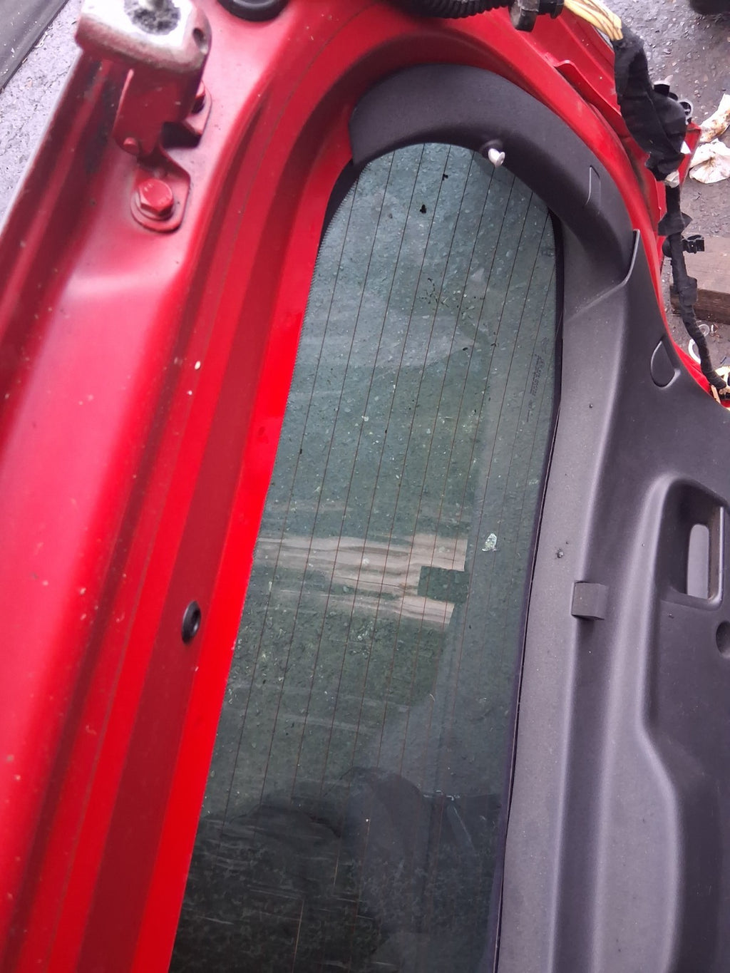 2012 CITROEN DS3 3 DOOR COMPLETE REAR TAILGATE BOOTLID KKN EXY ROUGE ADEN