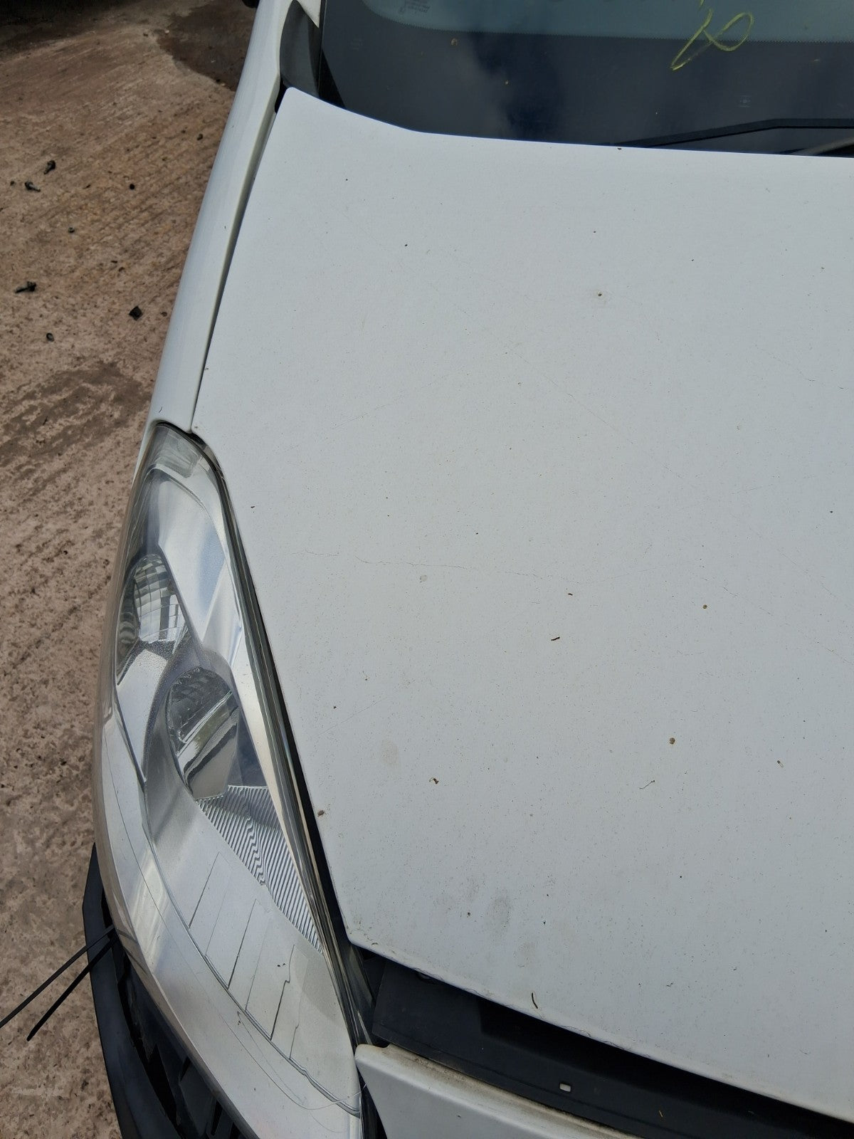 2017 PEUGEOT PARTNER MK2 FRONT BONNET HOOD PANEL WHITE