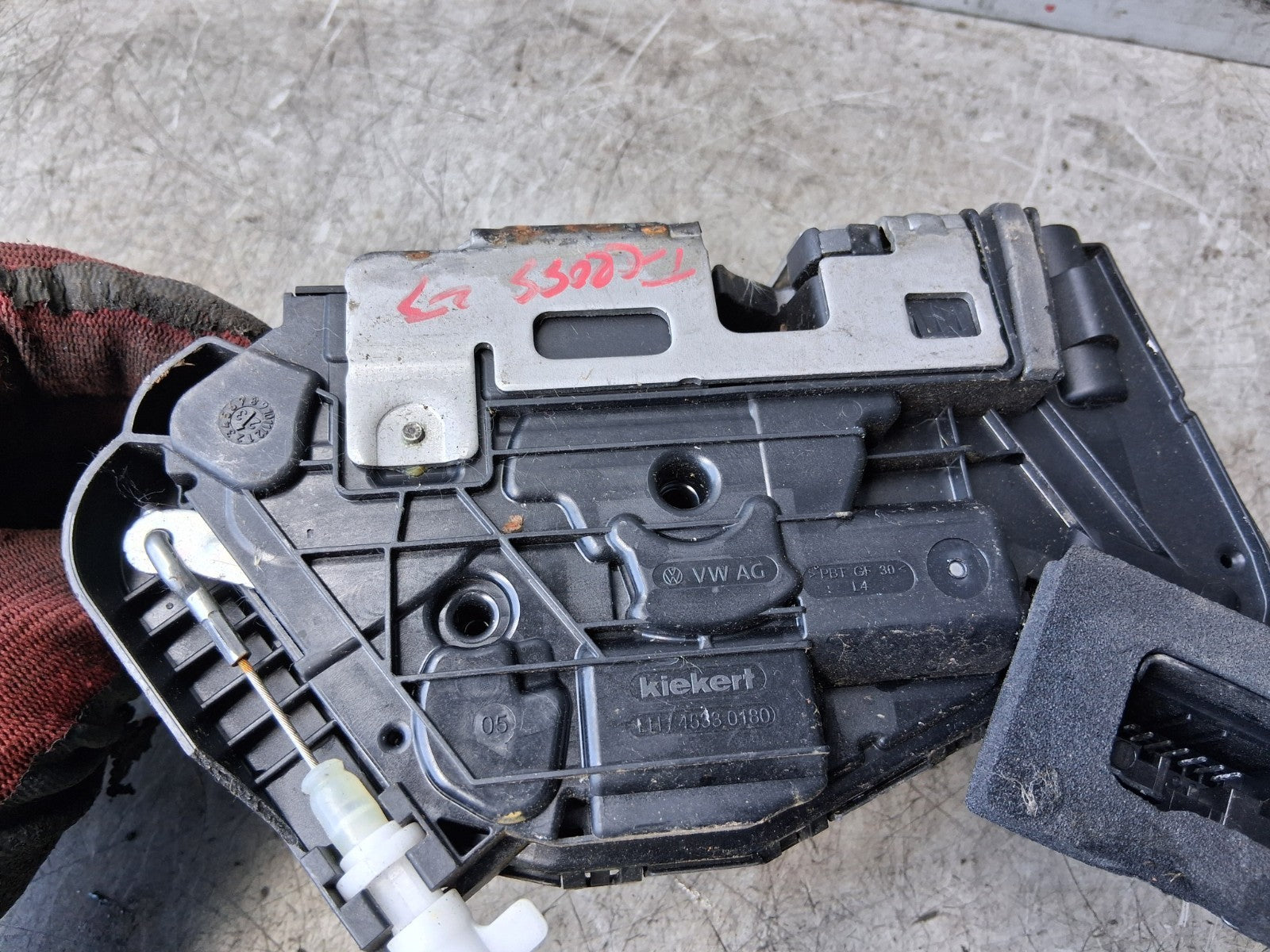 VW VOLKSWAGEN T CROSS 2023 NSF PASSENGER SIDE DOOR LOCK MECHANISM C5D5TC837015