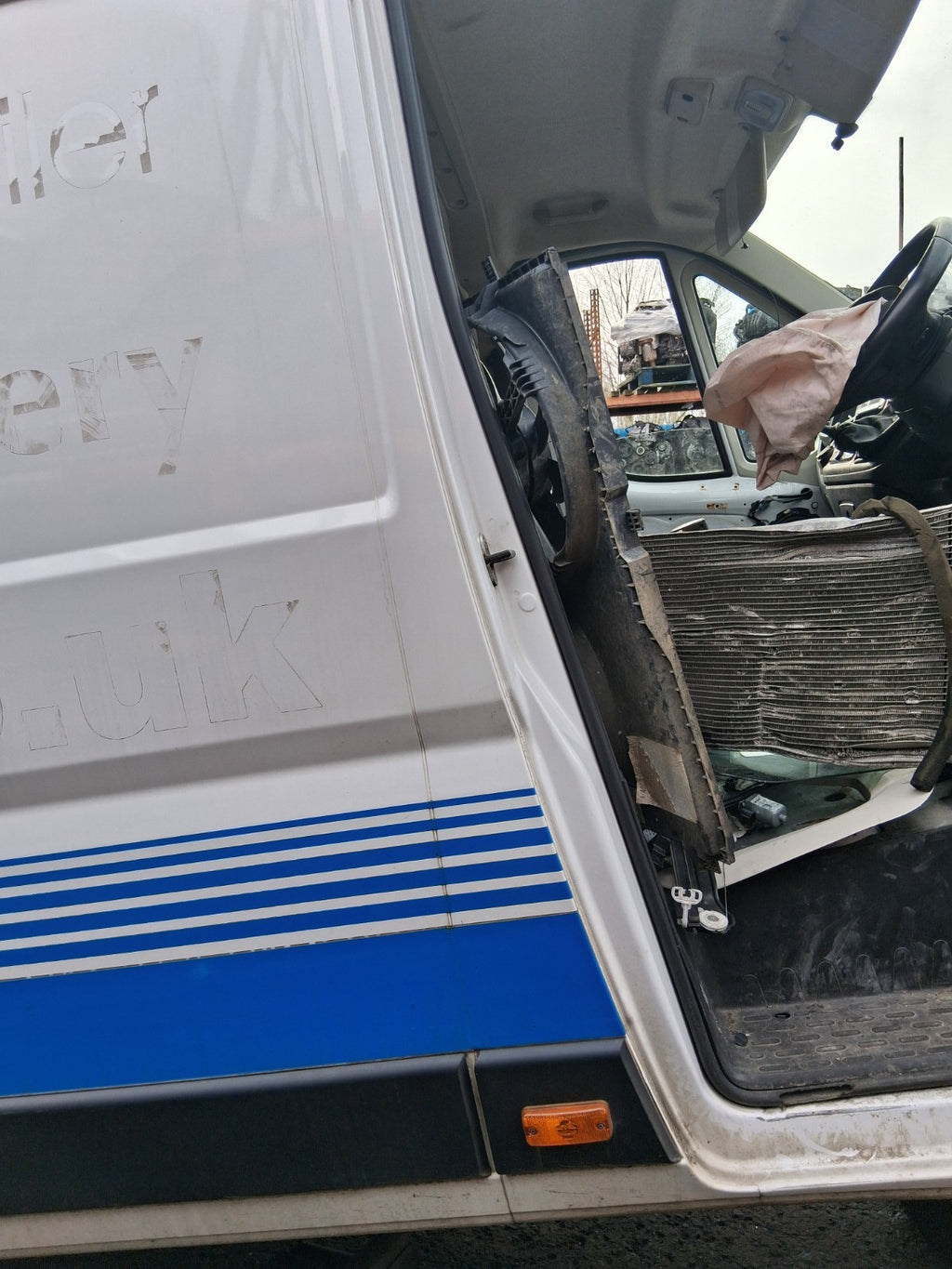 2023 FIAT DUCATO MK3 OSF DRIVER SIDE FRONT RIGHT QUARTER PANEL