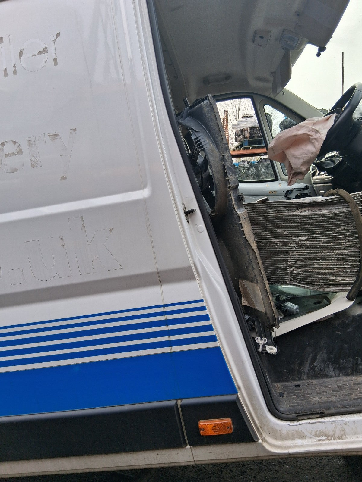 2023 FIAT DUCATO MK3 OSF DRIVER SIDE FRONT RIGHT QUARTER PANEL