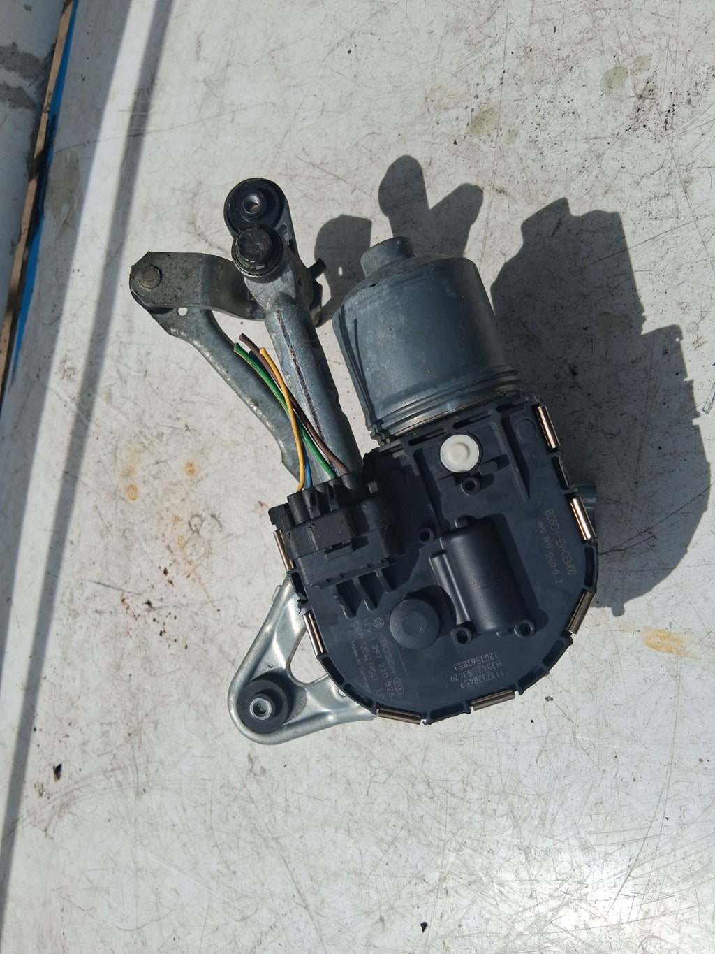 2012 PEUGEOT 3008 NSF PASSENGER SIDE FRONT WIPER MOTOR LINKAGES 9671062180