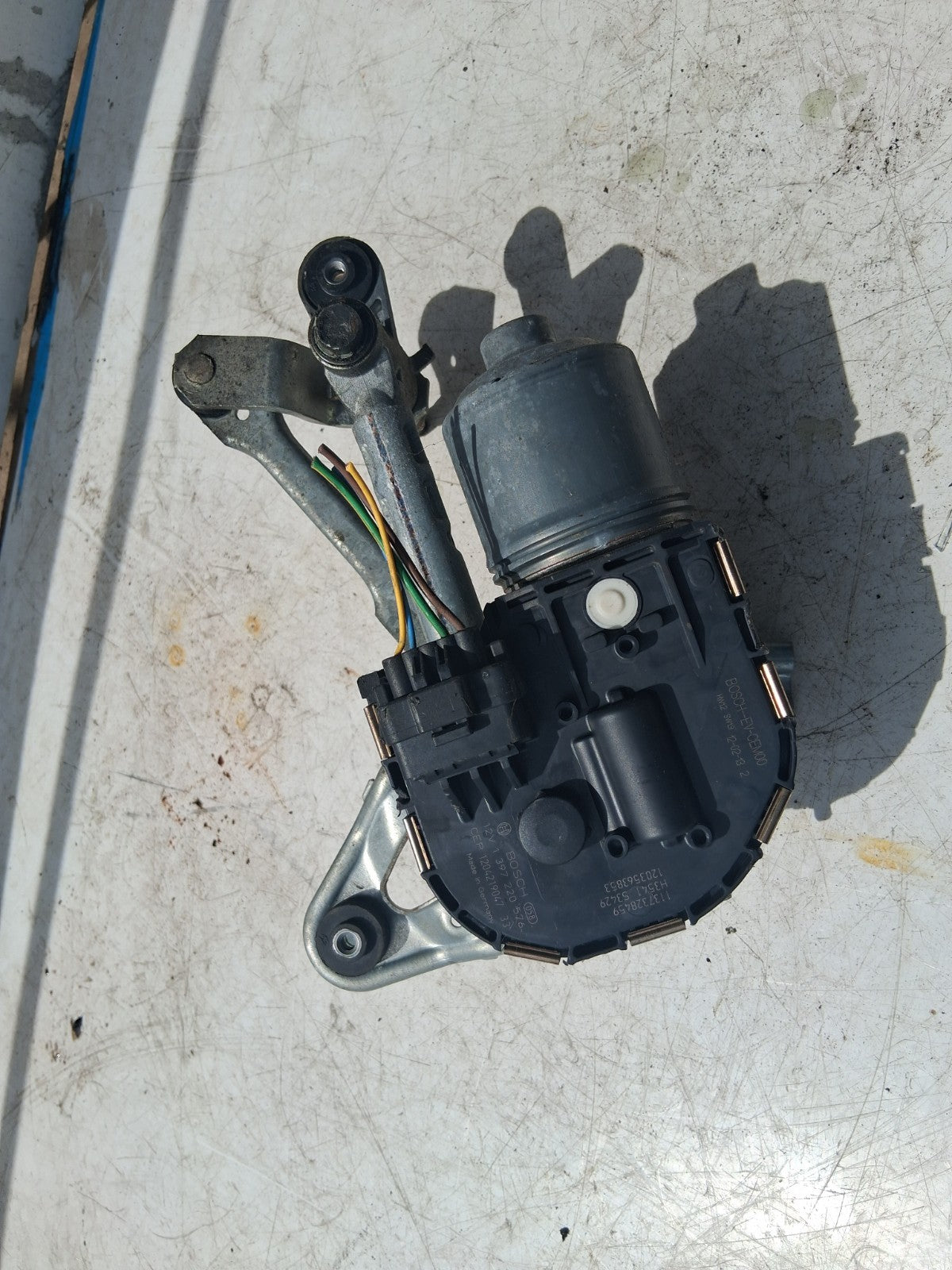 2012 PEUGEOT 3008 NSF PASSENGER SIDE FRONT WIPER MOTOR LINKAGES 9671062180