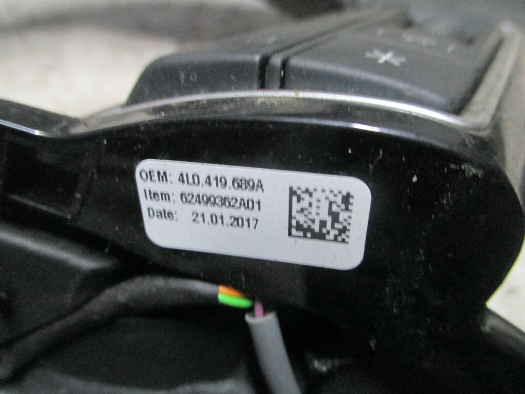 AUDI Q3 2017 MK1 8U FACELIFT LEATHER MULTIFUNCTION STEERING WHEEL 4L0419689