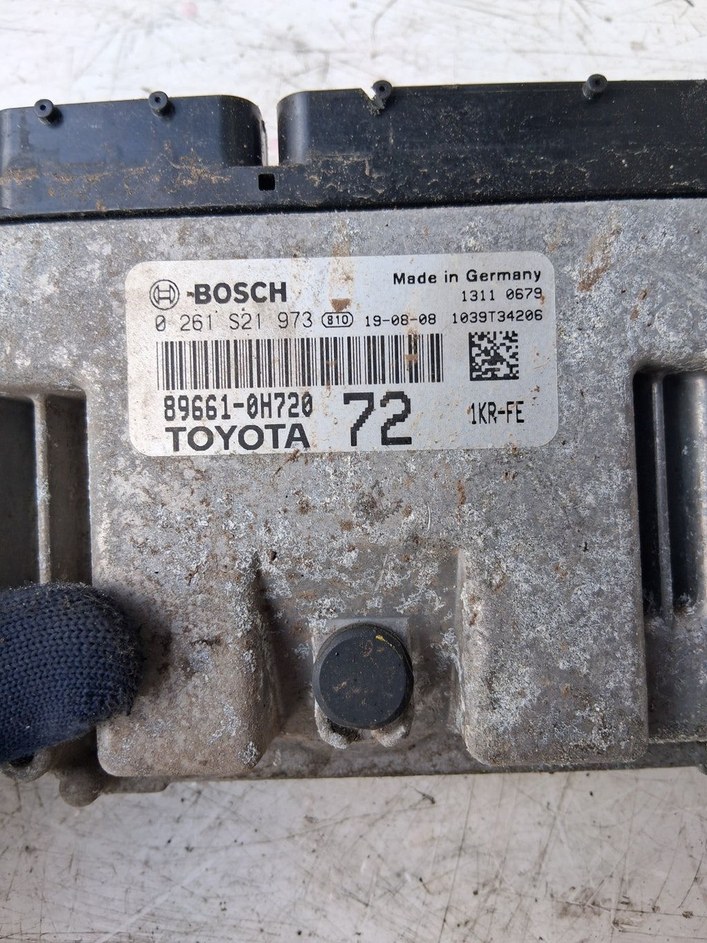 2019 TOYOTA AYGO MK2 ENGINE CONTROL MODULE ECU 896610H720