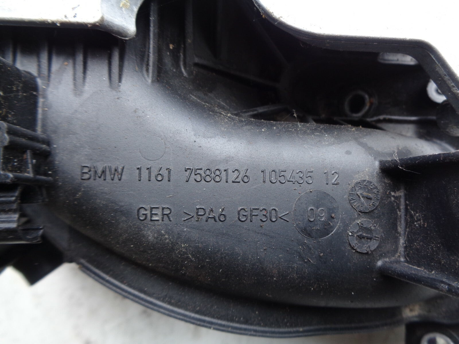 BMW Z4 E89 2014 SDRIVE 2.0 TURBO PLASTIC INTAKE MANIFOLD 1161 7588126 105435 12