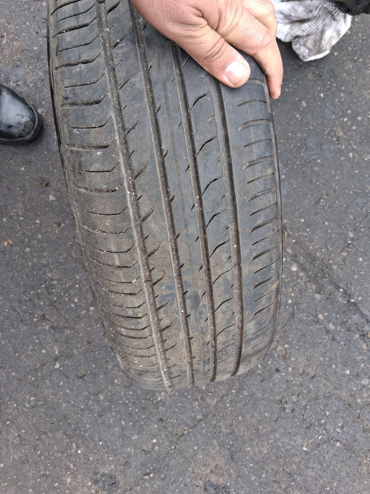 2006 FORD FIESTA MK6 15 INCH STEEL WHEEL WITH TYRE 185/65R14