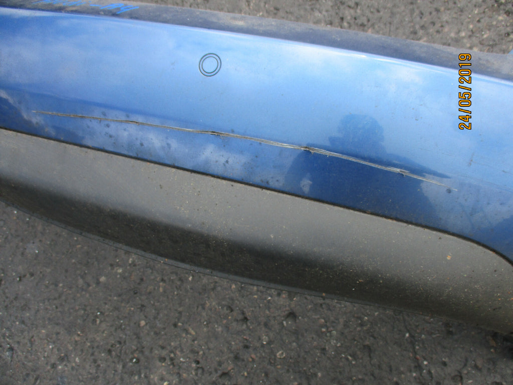 AUDI A4 B6 ESTATE REAR BUMPER COMPLETE BLUE