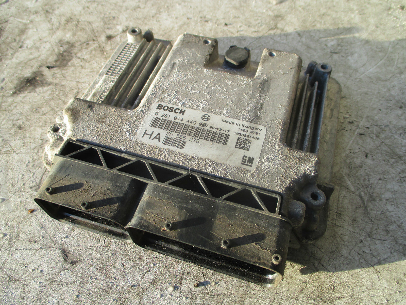 VAUXHALL VECTRA C 2008 1.9 DIESEL ECU ENGINE CONTROL MODULE ECU 55566276