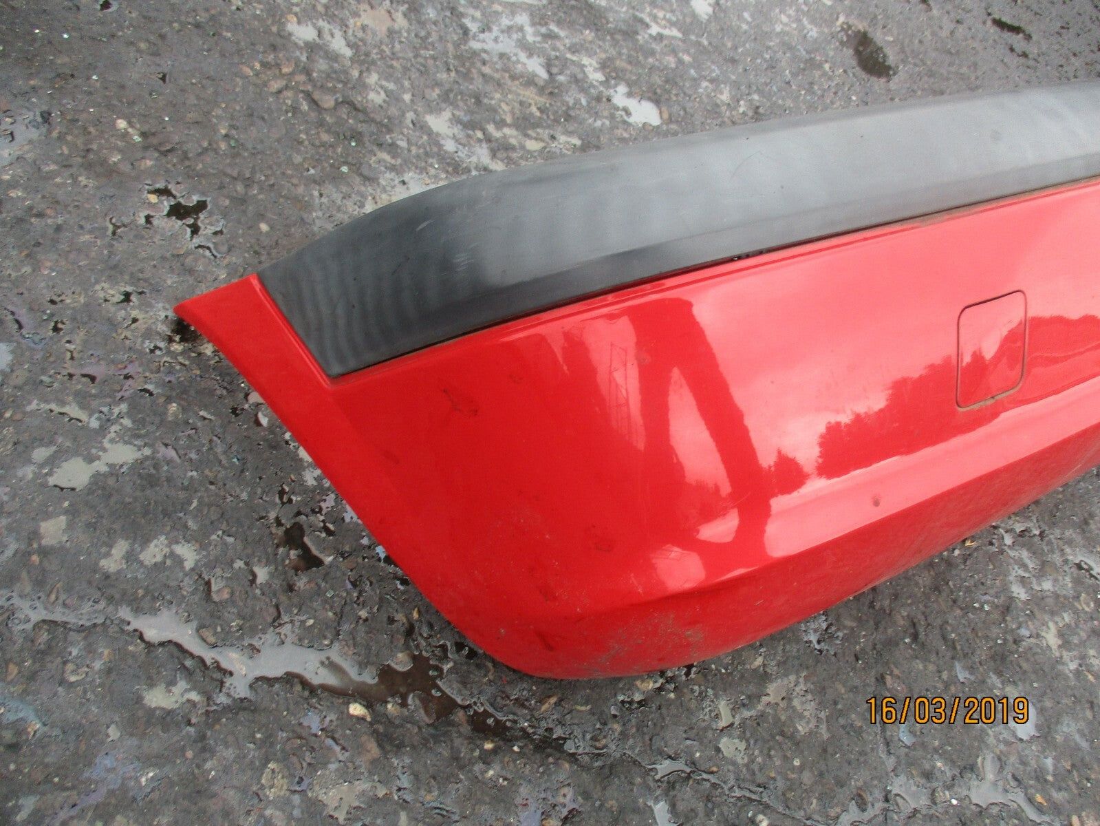 FORD FIESTA 2001 REAR BUMPER RED