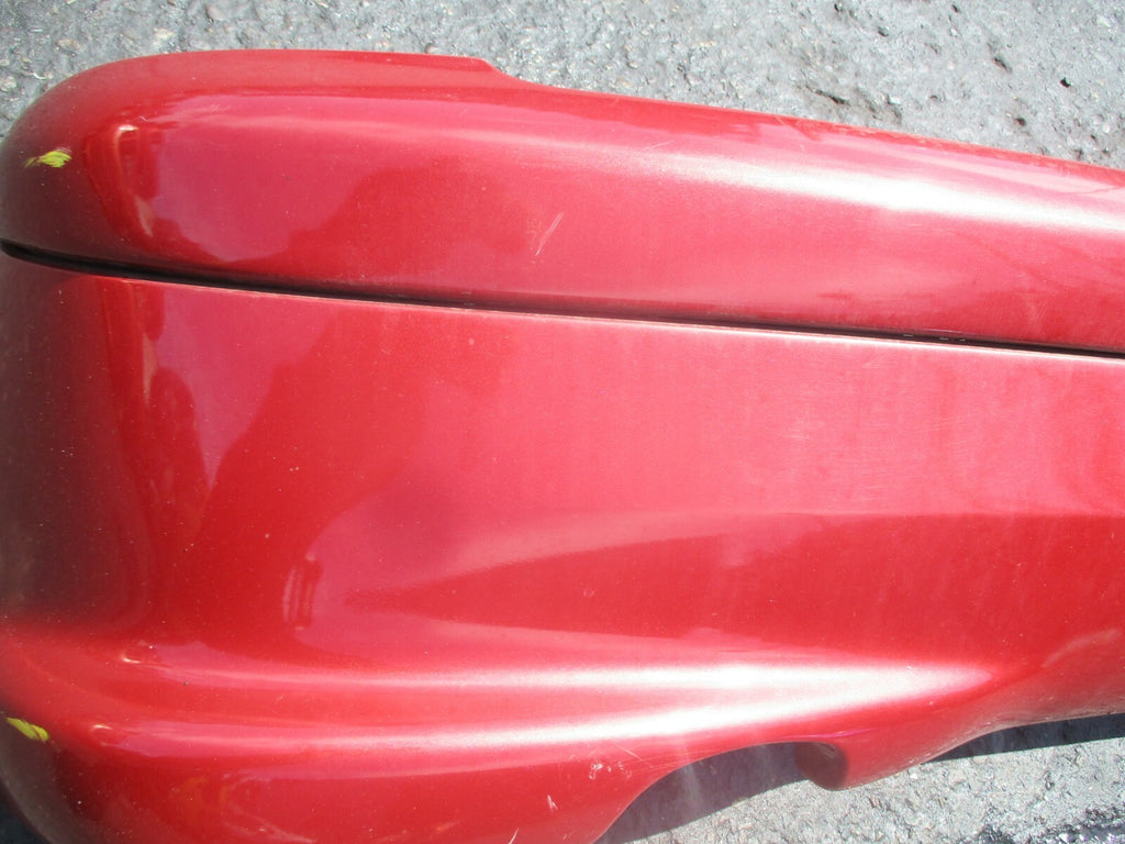 PEUGEOT 206 2007 COMPLETE REAR BACK PLASTIC BUMPER WITH LIGHT IN RED