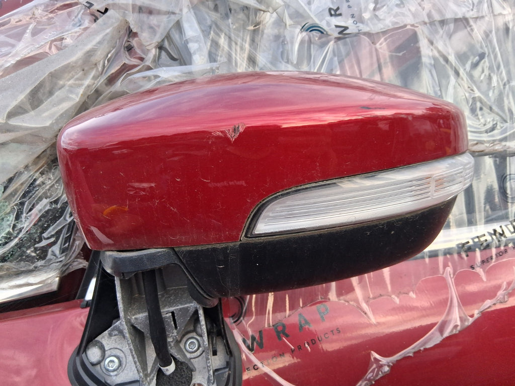 2021 FORD ECOSPORT MK2 NSF PASSENGER SIDE FRONT LEFT WING MIRROR RED