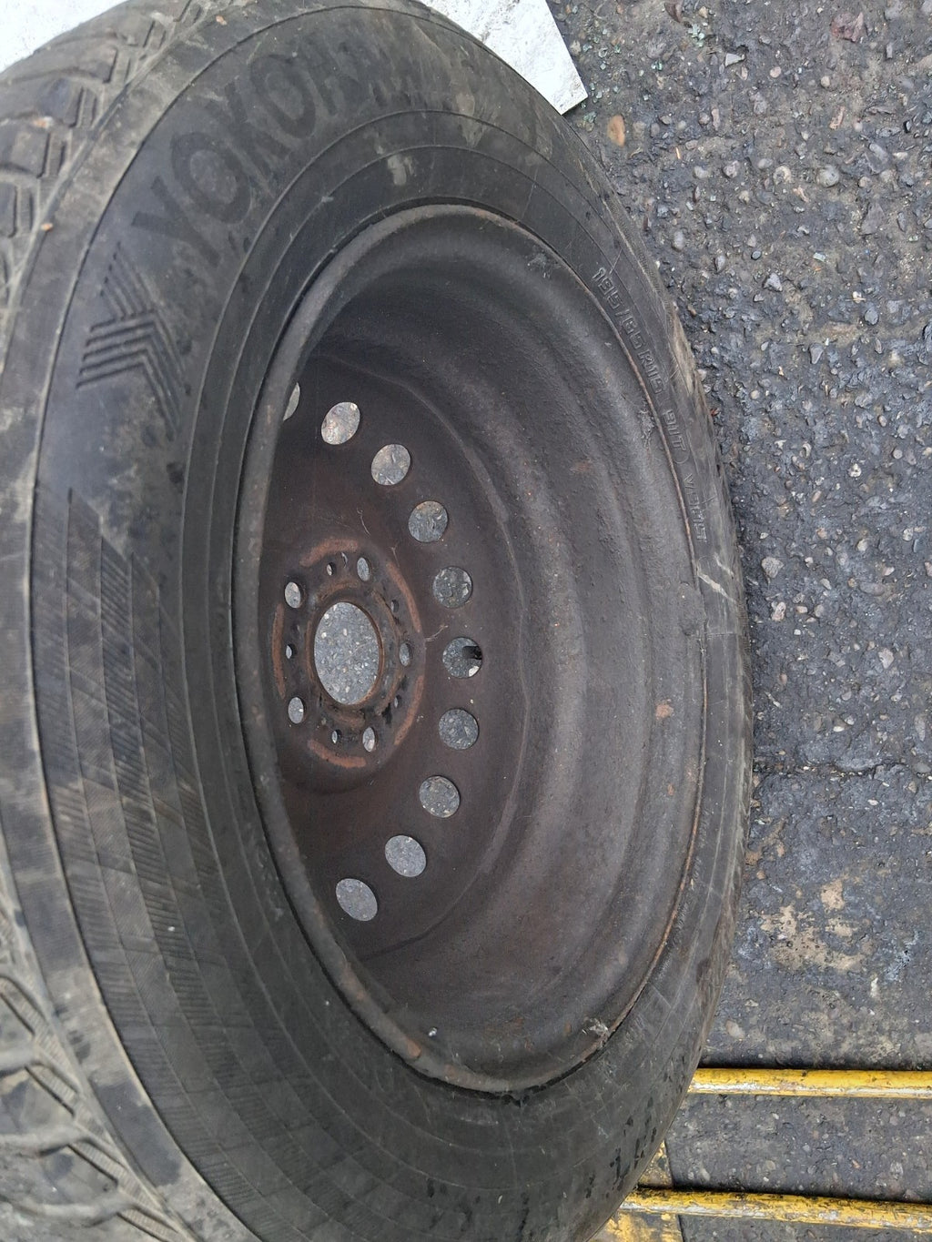 2016 RENAULT KANGOO MK2 15 INCH STEEL WHEEL WITH TYRE 195/65R15