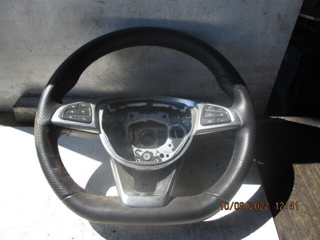 MERCEDES BENZ CLA 2018 C117 FLAT BOTTOM MULTIFUNCTION STEERING WHEEL A0004606212