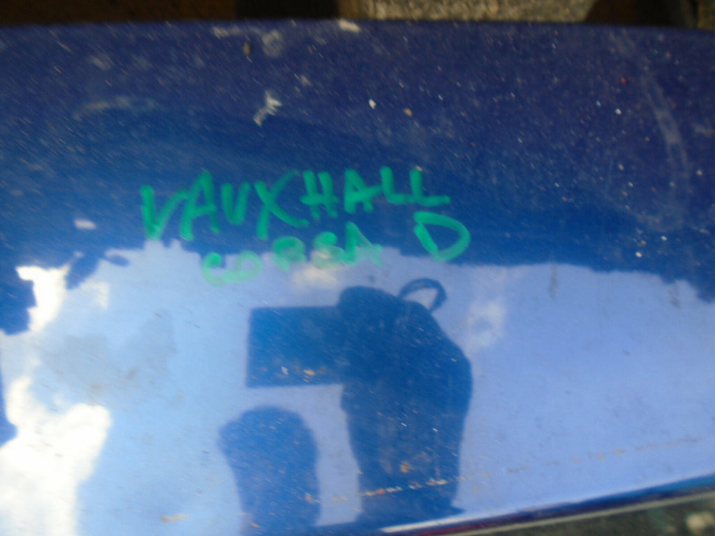 VAUXHALL CORSA D 2008 REAR COMPLETE TAILGATE BLUE