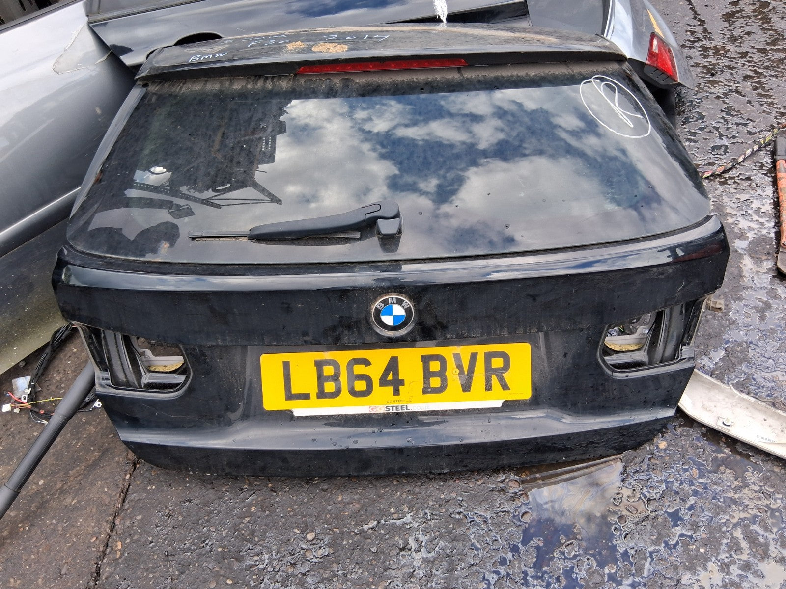 2015 BMW 3 SERIES F31 ESTATE BARE TAILGATE BOOTLID JET BLACK 668