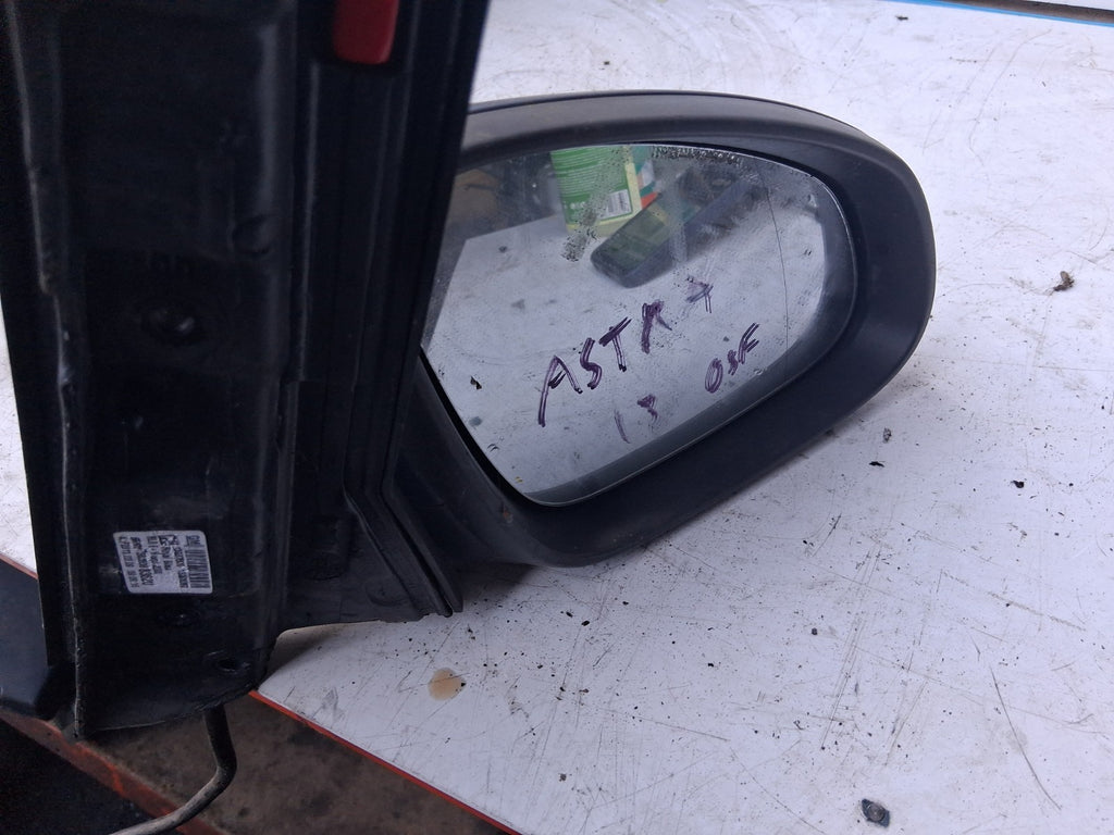 2013 VAUXHALL ASTRA J OSF DRIVER SIDE RIGHT ELECTRIC WING MIRROR BLUE 13308362