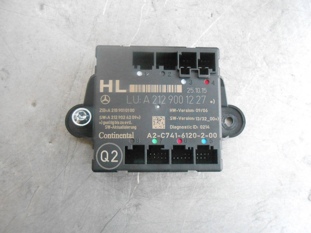 MERCEDES E CLASS W212 OSR DRIVER REAR DOOR MODULE A2129001227