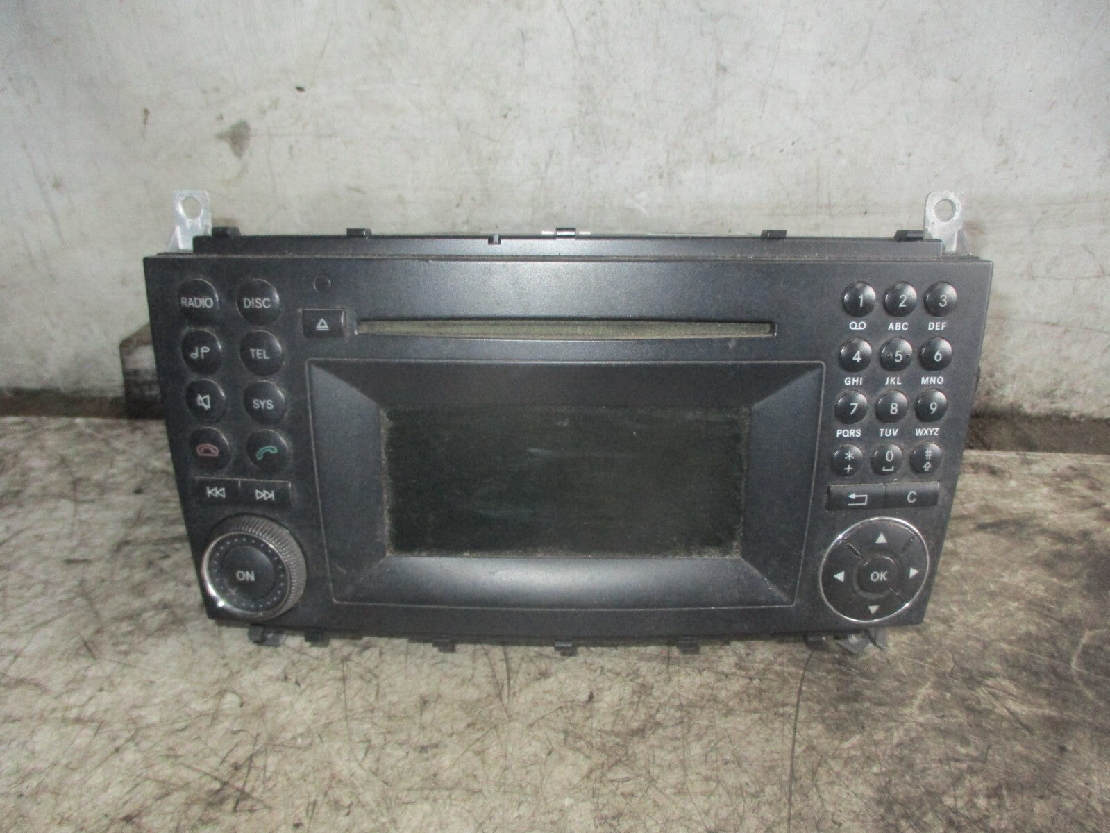 MERCEDES BENZ CLC 2008 W203 RADIO CD PLAYER HEAD UNIT A2038703494