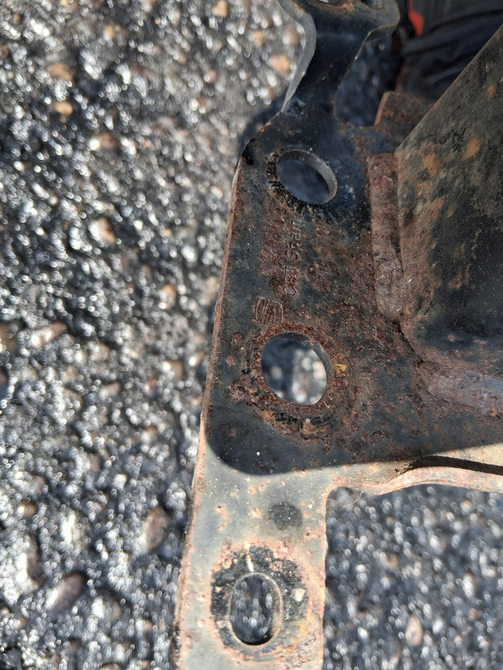 2009 SEAT LEON MK2 REAR CRASH IMPACT REINFORCEMENT BAR