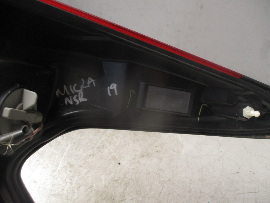 2019 NISSAN MICRA K14 MK5 NSR PASSENGER SIDE REAR TAIL LIGHT TAIL LAMP 22018727