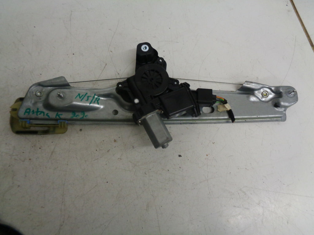 VAUXHALL ASTRA K 2018 NSR PASSENGER SIDE REAR WINDOW MOTOR & REGULATOR