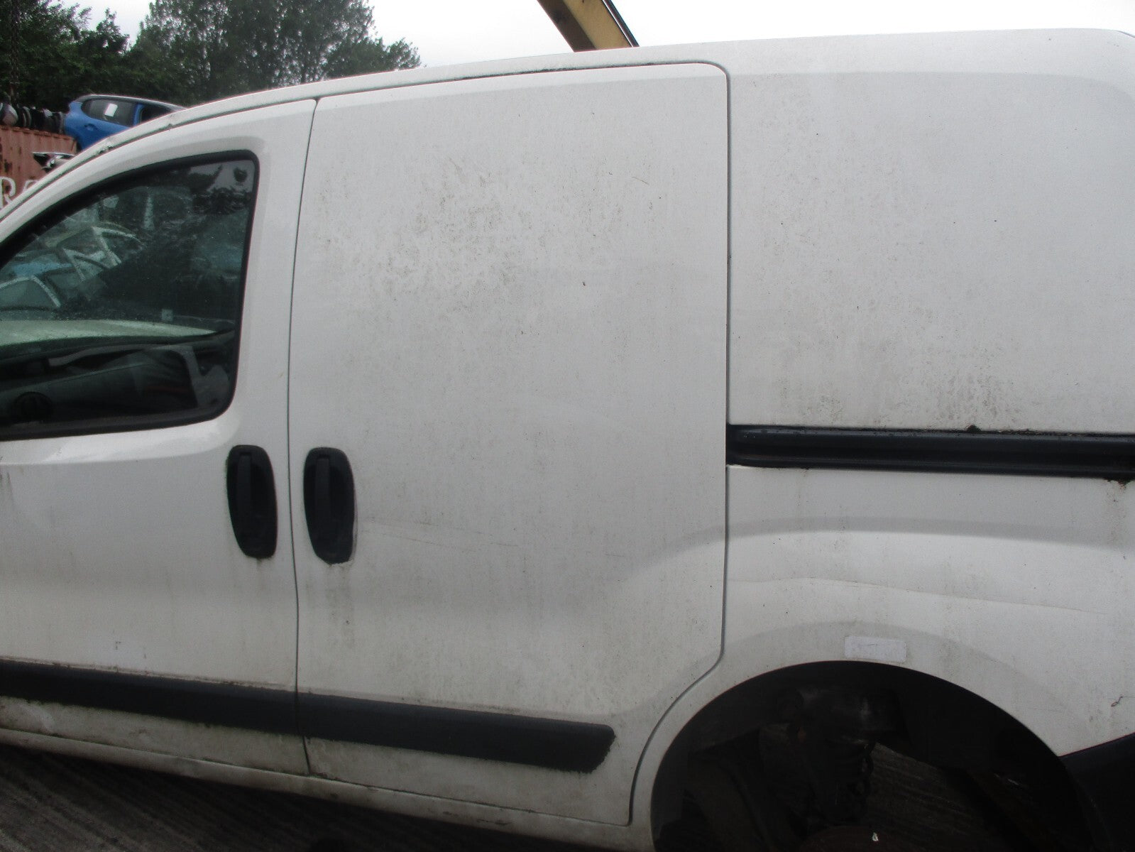 FIAT FIORINO 2011 NS PASSENGER SIDE SLIDING DOOR WHITE