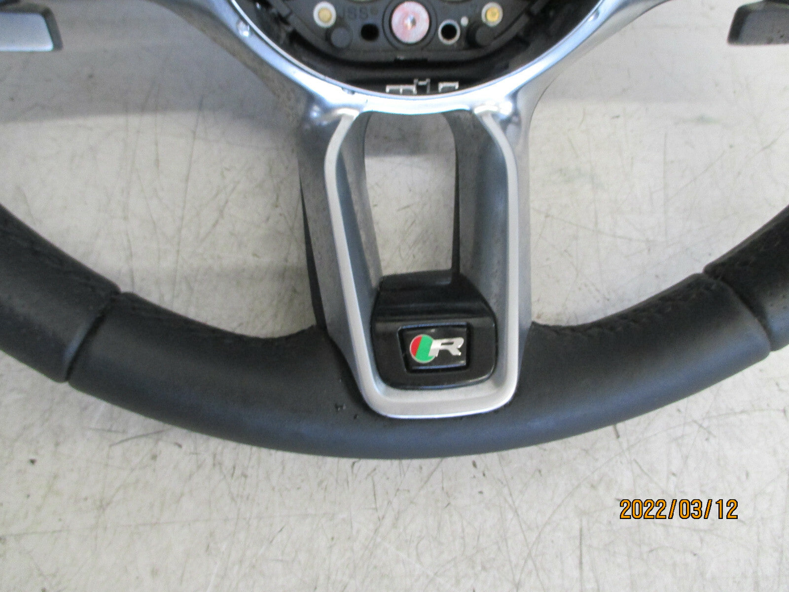 2019 JAGUAR XE R LINE MULTIFUNCTION LEATHER STEERING WHEEL lx733f563fb8pvj