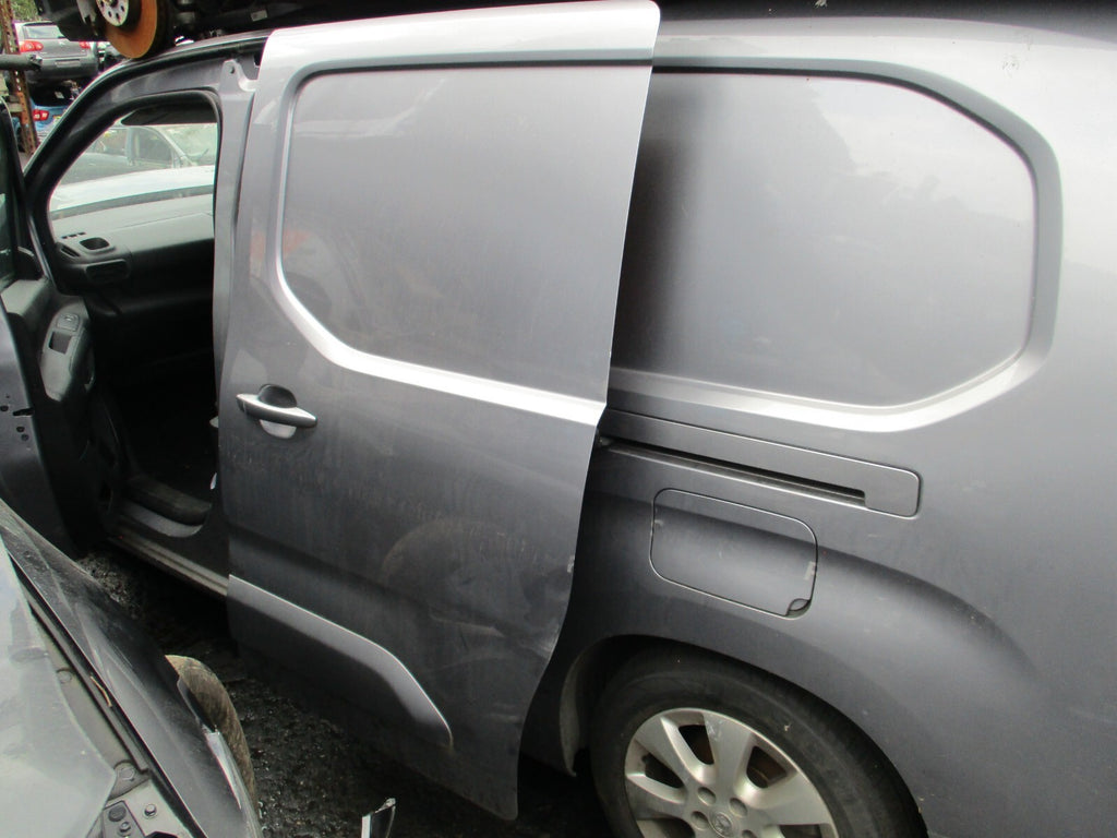 2019 VAUXHALL COMBO E MK4 NS PASSENGER SIDE SLIDING BARE DOOR GREY MET KCA