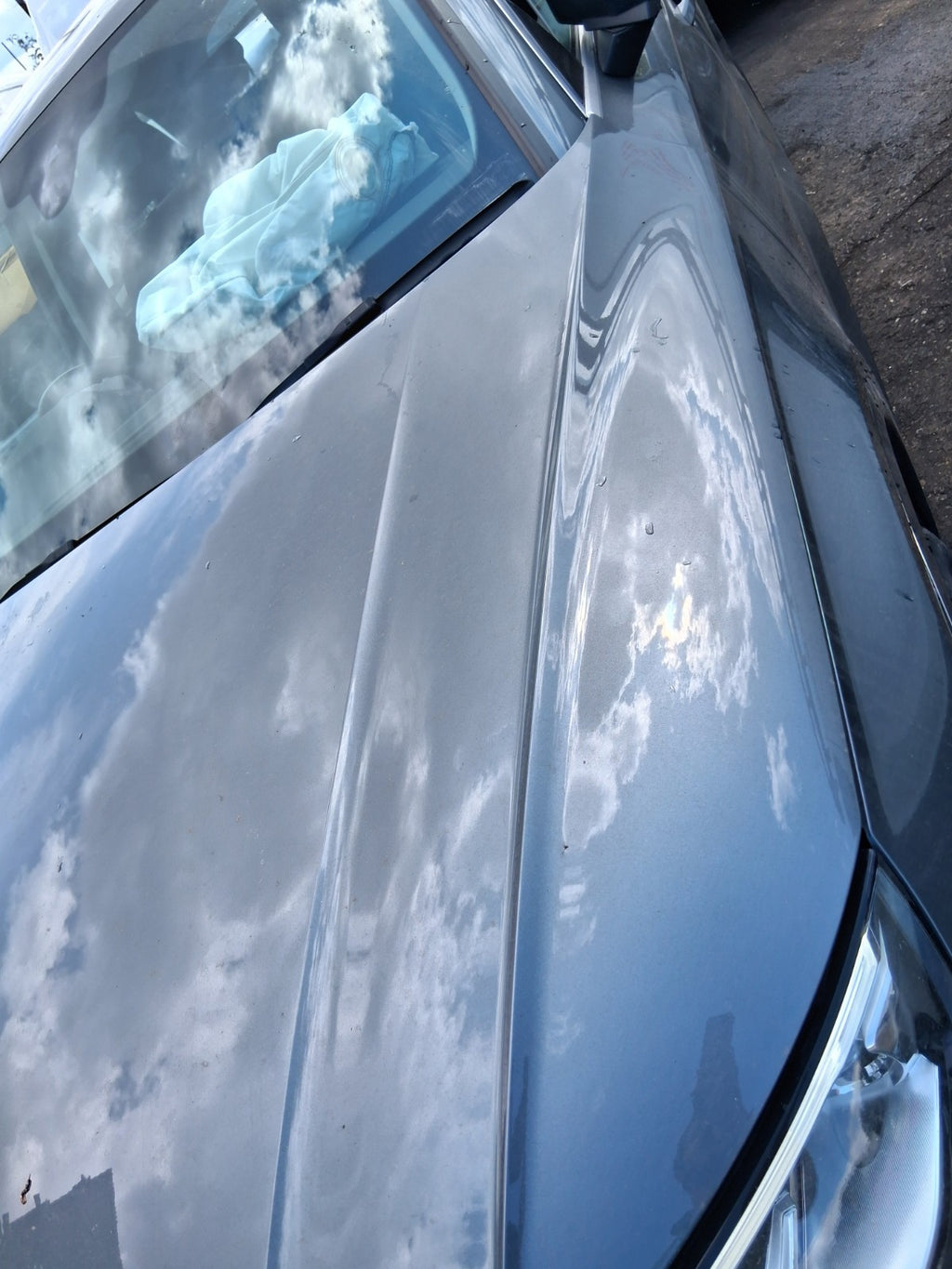 2019 AUDI Q5 FY FRONT BONNET HOOD PANEL DAMAGED MONSOON GREY METALLIC LX7R